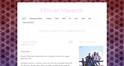 Desktop Screenshot of minivanmaverick.com